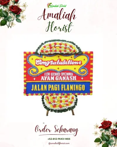Bunga Papan Congratulation di Laksana